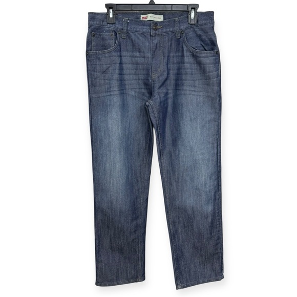 Levi's Boy’s Dark Blue Straight Jeans 16H. 34W28L *610 - Picture 1 of 2